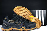 Чоловічі кросівки Adidas Terrex Swift R2 GTX терморідні осінні чорні золоті, фото 7