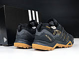 Чоловічі кросівки Adidas Terrex Swift R2 GTX терморідні осінні чорні золоті, фото 6