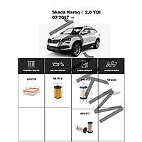 Комплект фільтрів Skoda Karoq 2.0 TDI (2017-) WIX