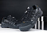 Чоловічі кросівки Adidas Terrex Swift R2 GTX термостильні молодіжні чорні, фото 4