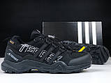 Чоловічі кросівки Adidas Terrex Swift R2 GTX термостильні молодіжні чорні, фото 5