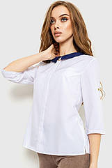 Блуза класична біло-синій 230R081 Ager XS, 8225159 — 426