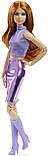 Barbie Looks #20 HRM12 Лялька Барбі Руда у фіолетовому, фото 4