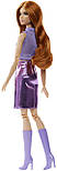 Barbie Looks #20 HRM12 Лялька Барбі Руда у фіолетовому, фото 5