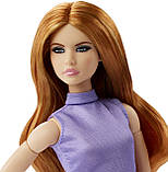 Barbie Looks #20 HRM12 Лялька Барбі Руда у фіолетовому, фото 7