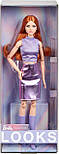 Barbie Looks #20 HRM12 Лялька Барбі Руда у фіолетовому, фото 11
