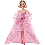 Barbie Birthday Wishes HCB89 Лялька Барбі Колекційна День народження 2022, фото 3