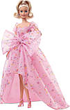 Barbie Birthday Wishes HCB89 Лялька Барбі Колекційна День народження 2022, фото 4