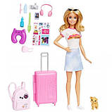 Barbie Travel HJY18 Лялька Барбі Мандрівниця, фото 4