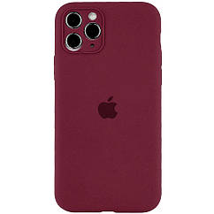 Чохол із захистом камери Silicone Case Full iPhone 14 Plum, 8215844 — 713