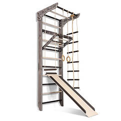 Шведська стінка SportBaby зі снарядами та турніком «Kinder Loft White 3-240», 8263667 — 903