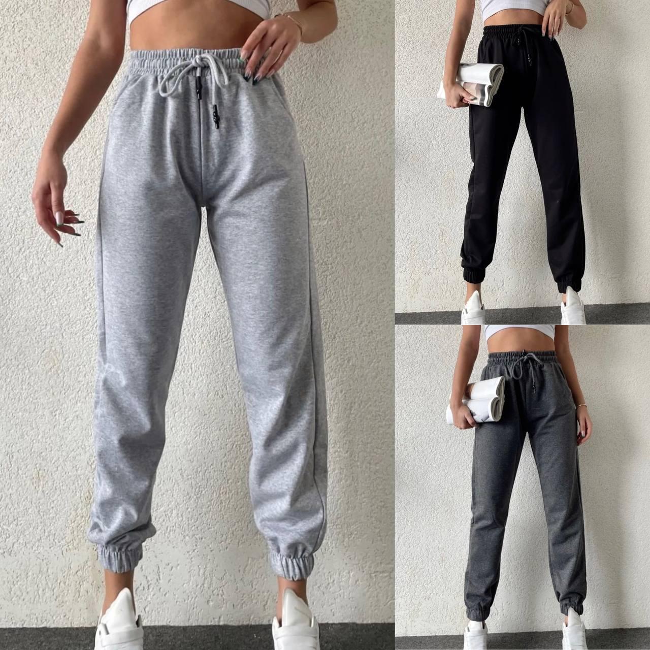 Женские спортивные штаны ЗИМНИЕ штаны на флисе Розміри: 42-44, 44-46, 46-50, фото 1