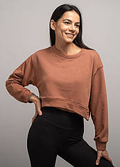 Світшот жіночий 341507 S Fashion Коричневий, 8298810 — 864