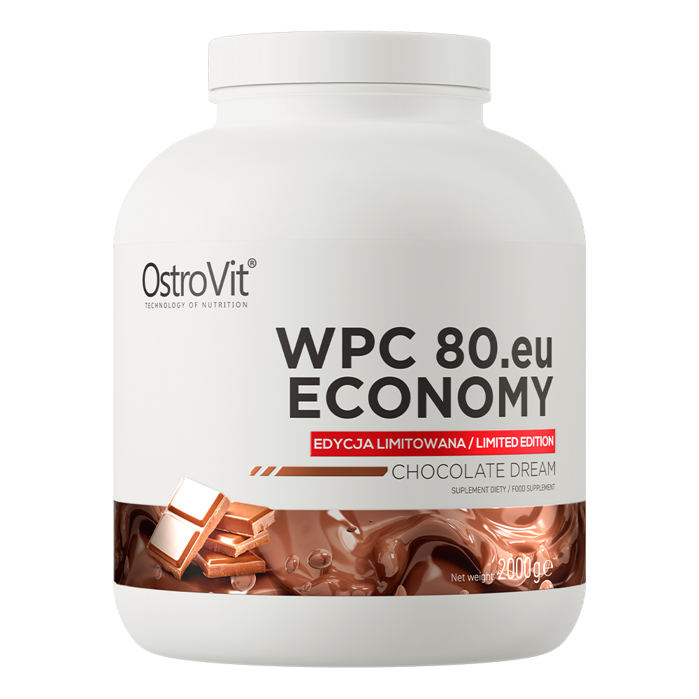 Протеїн WPC80.eu Economy OstroVit 2 кг Шоколад