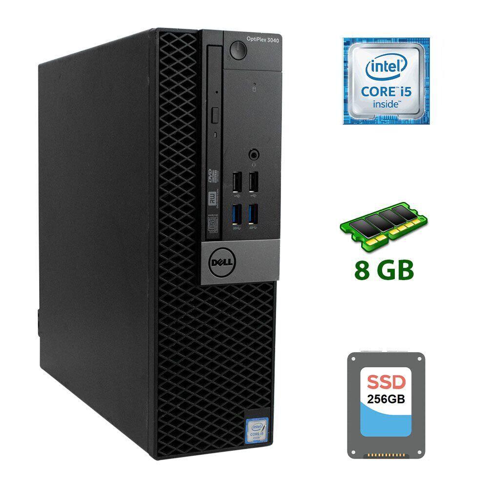 Комп'ютер Dell OptiPlex 3040 SFF/ Core i5-6500/ 8 GB RAM/ 256 GB SSD/ HD 530