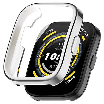 Захисний чохол для смарт годинника Amazfit Bip 5 / 5Pro сріблястий