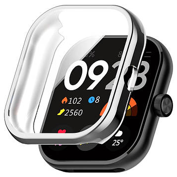 Захисний чохол для смарт годинника Redmi Watch 4 сріблястий