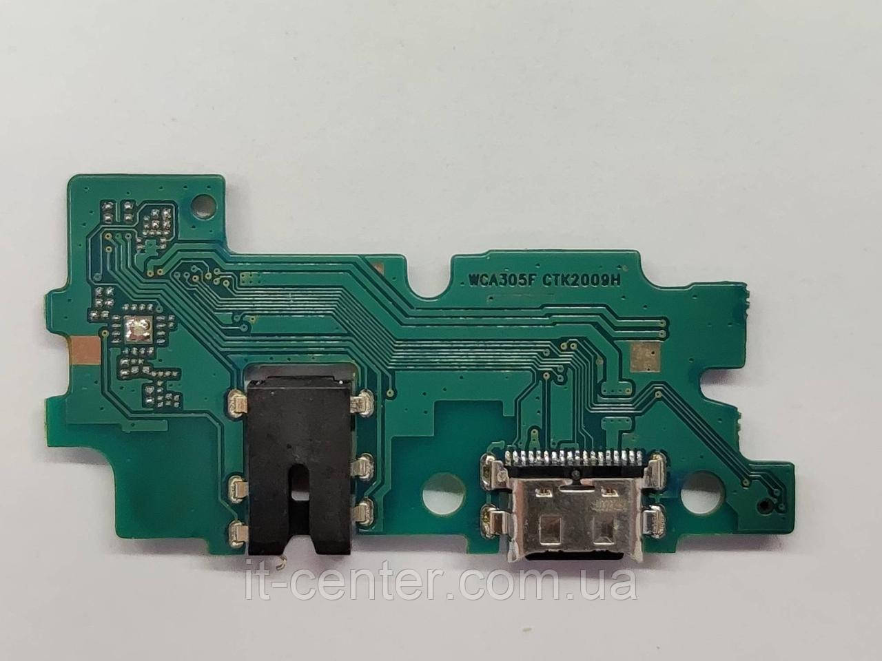 Шлейф (Flat cable) Samsung A305 Galaxy A30 (2019), з роз'ємом заряджання та мікрофоном