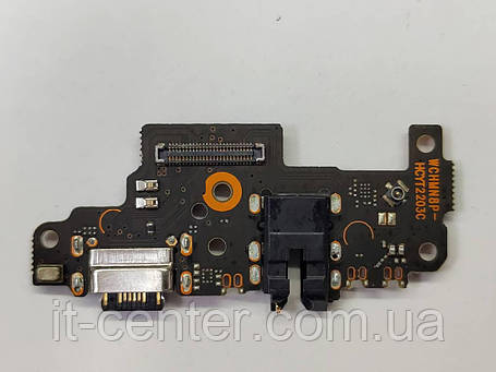 Шлейф (Flat cable) Xiaomi Redmi Note 8 Pro з роз'ємом зарядки, навушників, з мікрофоном, фото 1