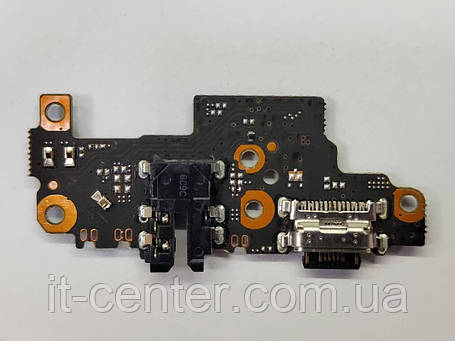 Шлейф (Flat cable) Xiaomi Redmi Note 8 Pro з роз'ємом зарядки, навушників, з мікрофоном, фото 2