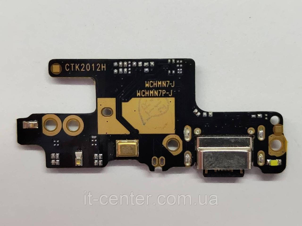 Шлейф (Flat cable) Xiaomi Redmi Note 7 з роз'ємом зарядки, з мікрофоном, з платою зарядки