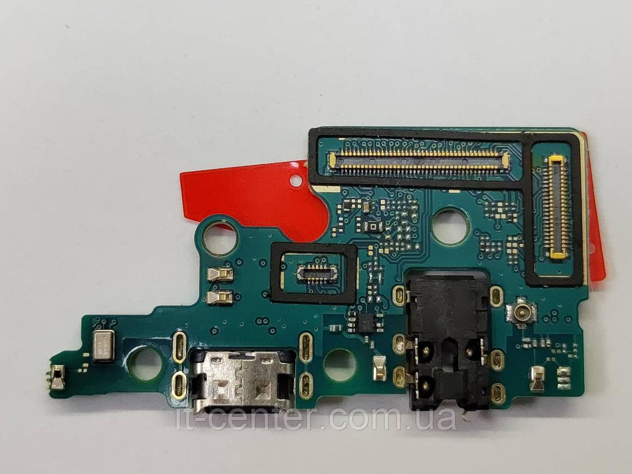 Шлейф (Flat cable) Samsung A705F Galaxy A70 2019 з роз'ємом зарядки, з мікрофоном ОРИГІНАЛ