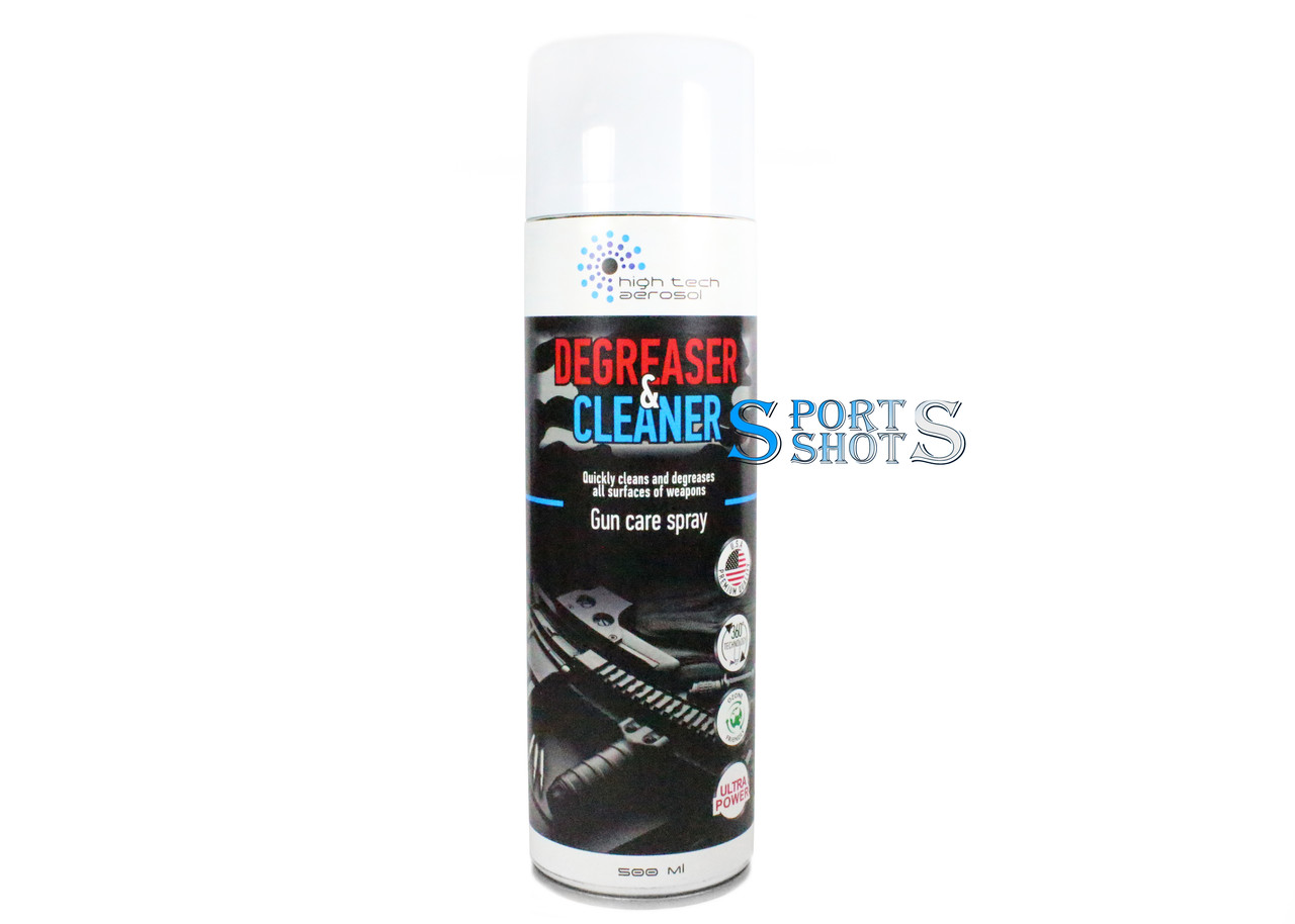 Очищувач зброї HTA Degreaser & Cleaner 500ml (аерозоль) JGR