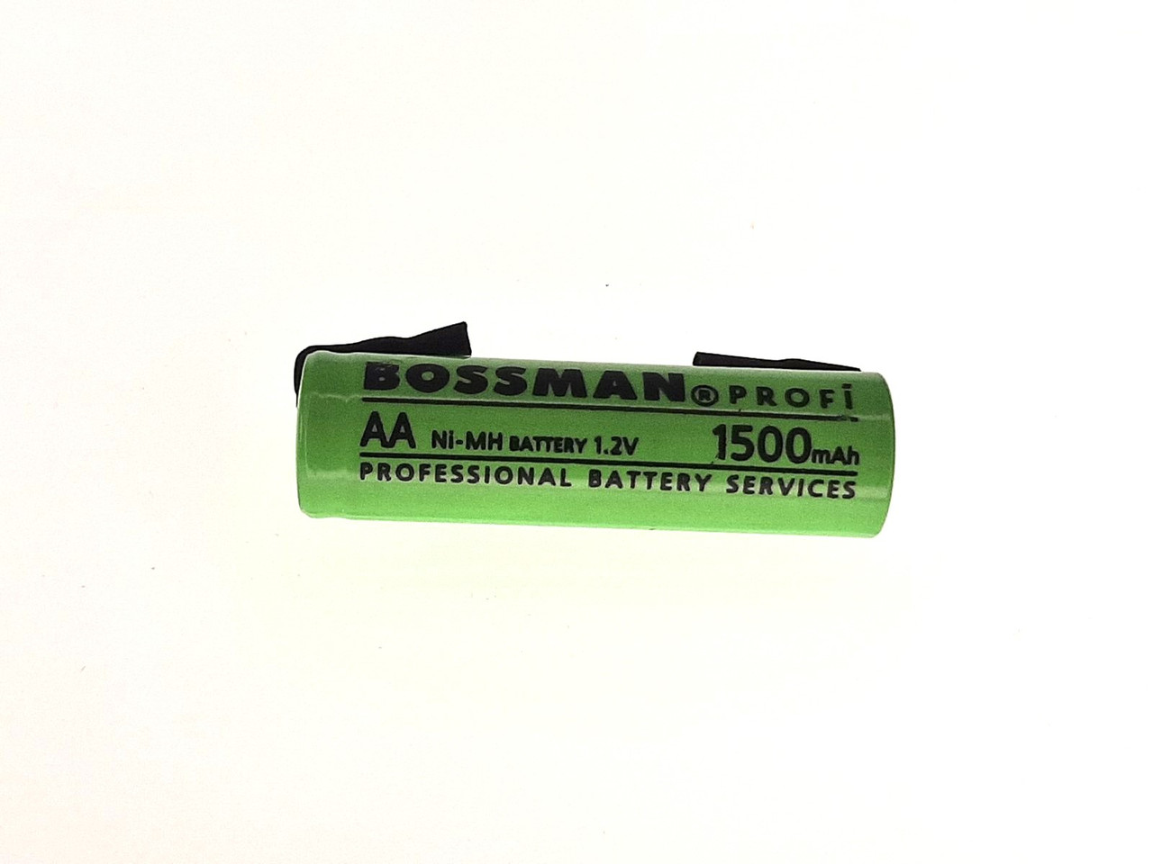 Промисловий акумулятор Bossman Ni-MH HR6/AA 1.2V 1500mAh, з пелюстками для пайки