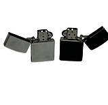 Металева бензинова запальничка Solve Silver KT6007911, фото 4