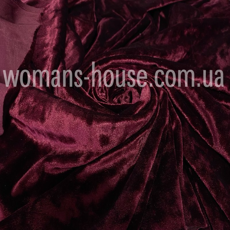 Велюр мармур стрейч (оксамит) Марсала, фото 1