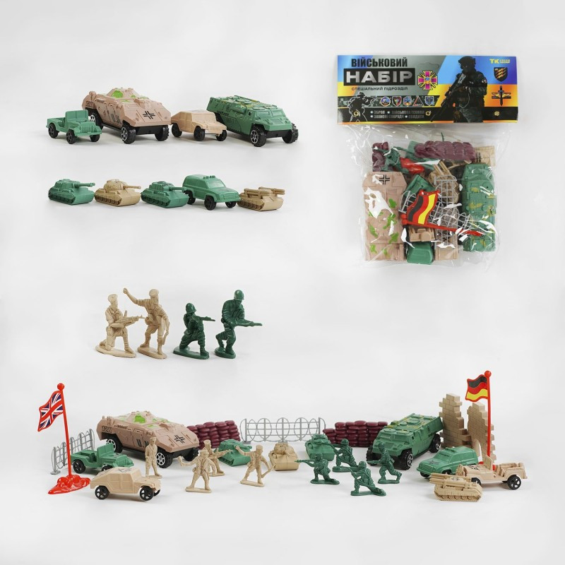 Комбат TK 56369 (144/2) "TK Group", зброя, техніка, захисні споруди, солдати, у пакеті, фото 1