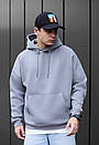 Зимове худі у сірому кольорі Staff find yourself oversize fleece, фото 3