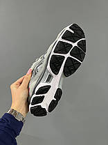 Чоловічі кросівки Asics Gel-NYC Steel Grey box Взуття Асікс Гель демісезон сірі кеди замша текстиль, фото 6