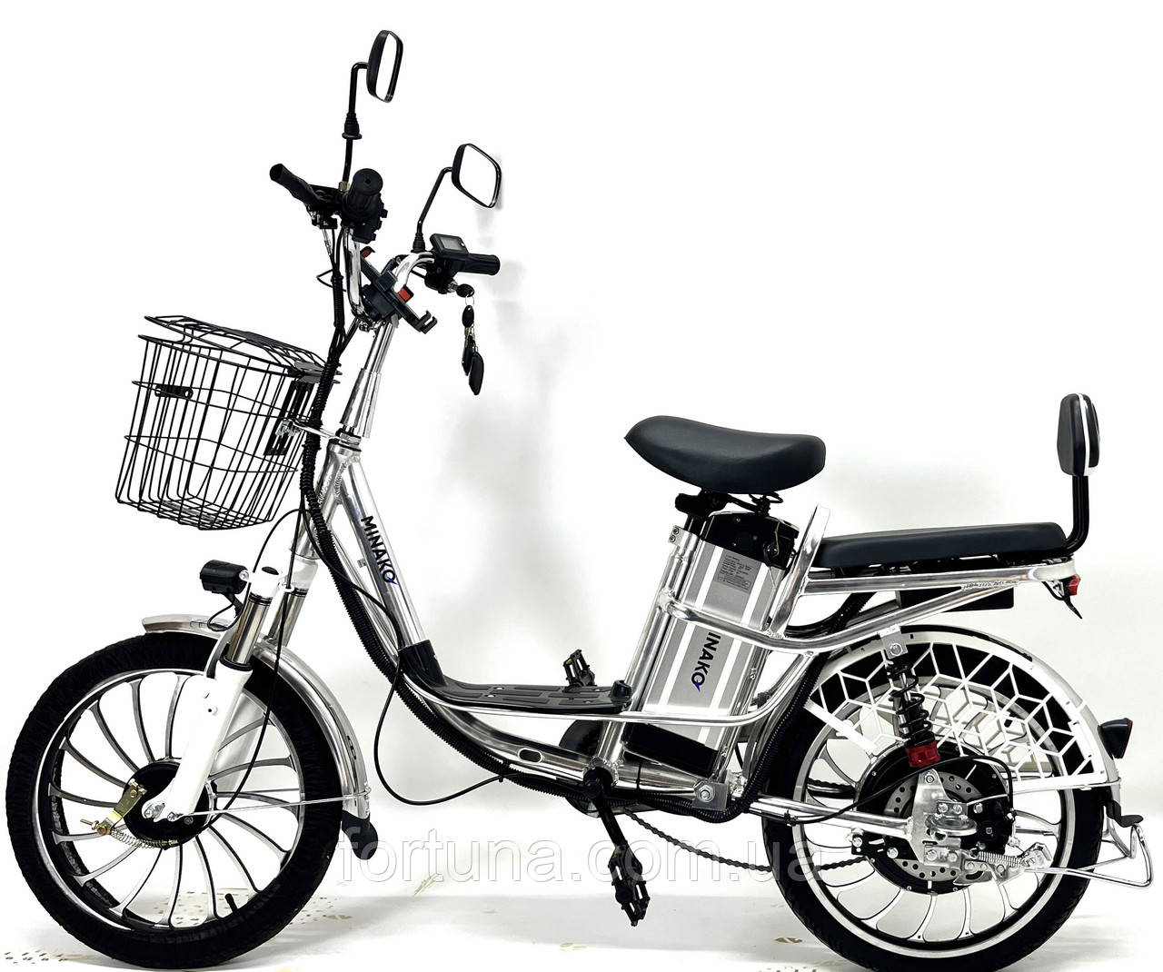 Eлектровеловипед MINAKO PRO 20" (600W 60V 21Ah) Сірий