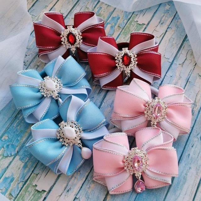 Бантики зі стрічок та фурнітури для біжутерії