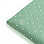 Сатин "Рідкий горошок 4 мм на світло-зеленому тлі", №5319с, фото 6