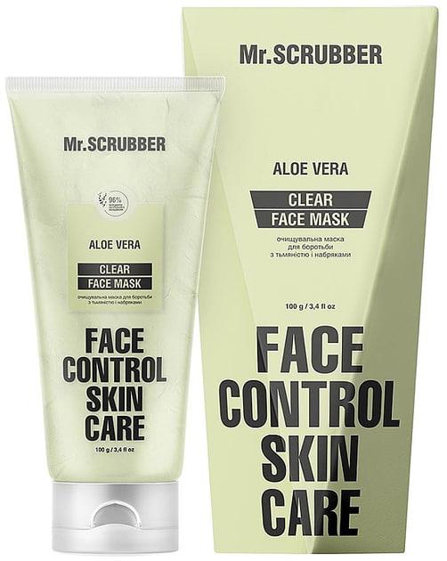 Очисна маска Mr.Scrubber Face Control Skin Care Clear Aloe Vera для боротьби з тьмяністю й набряками, фото 1
