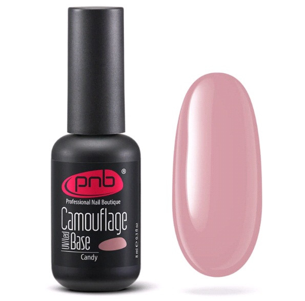 Основа камуфлююча для гель-лаку PNB Camouflage Base Candy 8 мл, фото 1