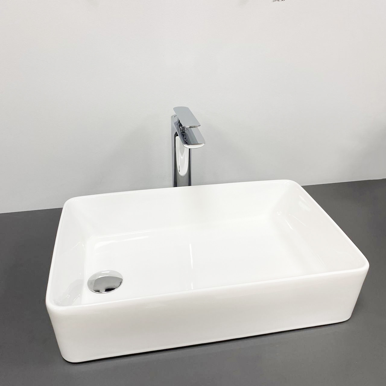 Умивальник (раковина) VBI VELLETRI WHITE накладний, фото 1