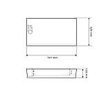 Умивальник (раковина) VBI VELLETRI WHITE накладний, фото 2