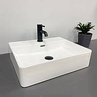 Умивальник (раковина) VBI BITONTO WHITE накладний підвісний