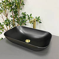 Умивальник (раковина) VBI AVEZZANO BLACK MATT накладний