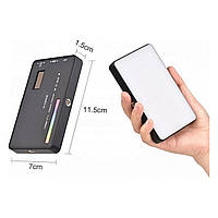 W140 RGB LED світло лампа для відеозйомки CRI95 2500K-9000K, фото 3