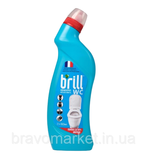 Засіб проти вапняного нальоту Brill Морська свіжість Концентрат 0,5 л, фото 1