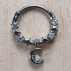 Клікер септум з фіанітами PSK-003