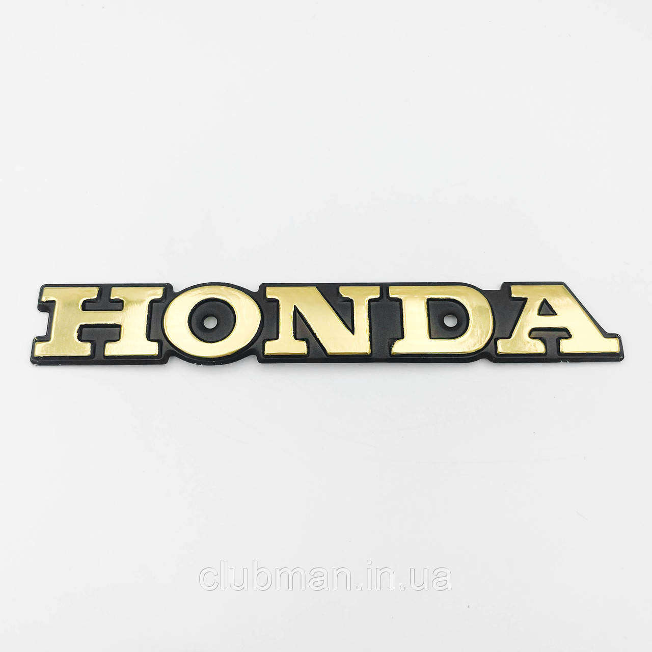 Емблема HONDA наклейка на паливний бак Honda (Хонда) - 1 шт золото