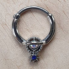 Клікер септум з фіанітами PSK-005