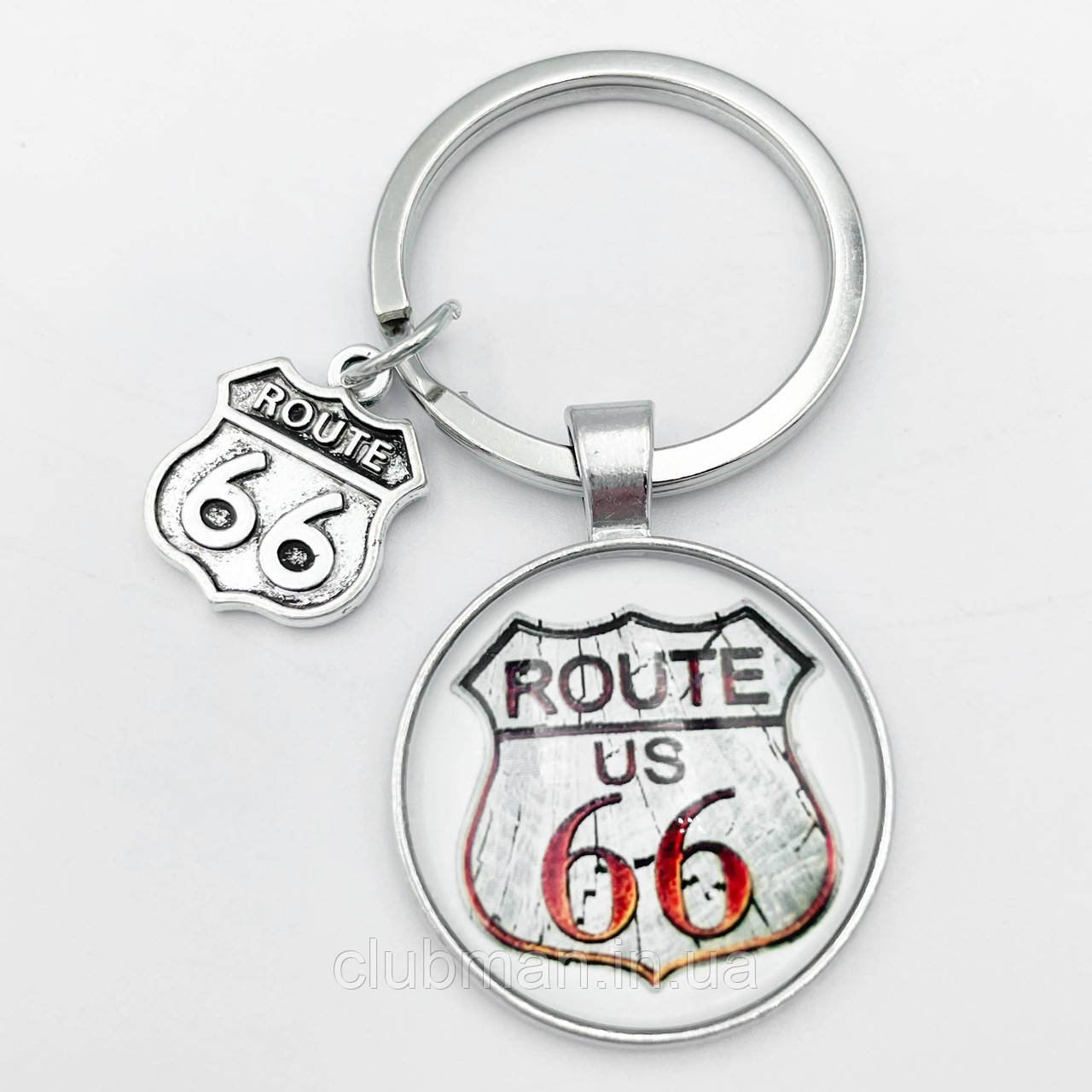 Брелок для ключів ROUTE 66 (Дорога 66) Метал