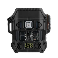 Ліхтар брелок Multifunctional D54-2LED + BOX LCD Type-C + запальничка (3 + 1 режими)