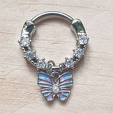 Клікер септум з фіанітами PSK-006